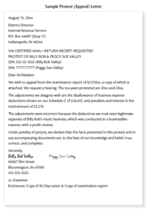 The IRS Appeals Protest Letter - Law Offices of Daily, Montfort & Toups