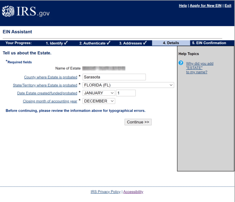 How to Apply for an Estate EIN or TIN Online [9-Step Guide]