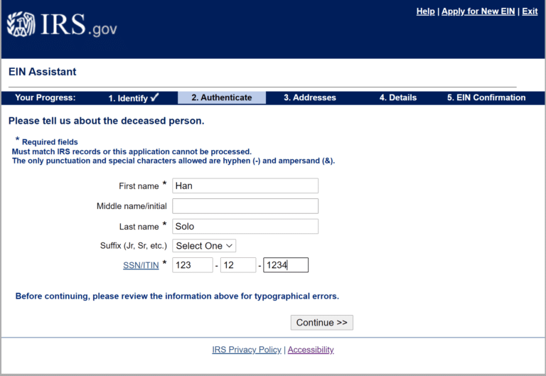 How to Apply for an Estate EIN or TIN Online [9-Step Guide]